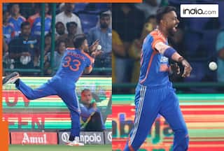 WATCH: Hardik Pandya grabs a stunning running catch, covering 25m for the stunner against Bangladesh 2nd T20I match in Delhi