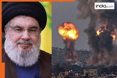 Hours after drone strikes in Israel, Hezbollah airs slain leader Hassan Nasrallah's message,  it  says....