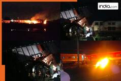 2 coaches of Mysore-Darbhanga Bagmati Express catch fire after collision with freight train, 10 injured