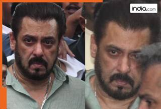 Salman Khan breaks down in tears after paying final tribute to Baba Siddique, watch viral video