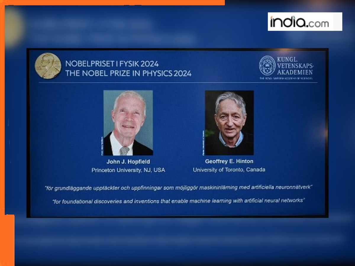 Meet two scientists, who have won 2024 Nobel Prize in Physics, the prize money is whopping Rs....