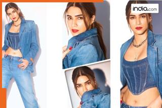 Kriti Sanon   s all-denim outfit costs more than a luxe trip to Dubai     Check price