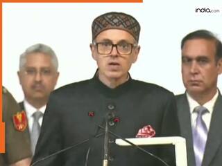 Omar Abdullah ने ली जम्मू-कश्मीर के मुख्यमंत्री पद की शपथ, सुरिंदर चौधरी बने डिप्टी CM
