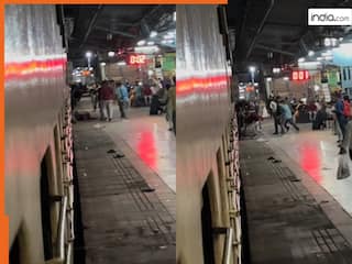 Train Ka Video: चलती ट्रेन से उतरना चाहता था यात्री, मगर जो हुआ बेचारे की जान ही सूख गई | देखें वीडियो