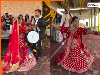 Bride Groom Video: ढोलवाले संग डांस करने लगी दुल्हन, फिर दूल्हे ने जो किया यकीन ना करेंगे | देखें वीडियो