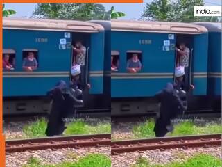 Train Ka Video: फिल्मी स्टाइल में चलती ट्रेन पकड़ने भागी लड़की, मगर जो हुआ आंखें फटी रह जाएंगी | देखें वीडियो