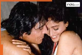 This superstar who was once bigger than Amitabh, Rajesh Khanna, Mithun lost control while shooting kissing scene with Madhuri Dixit, bit her lips, left her bleeding, actress was paid Rs...