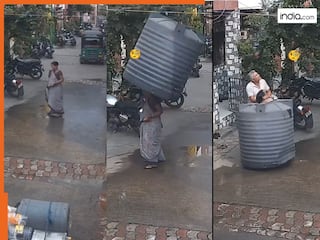 Aunty Ka Video: अचानक आंटी पर गिर पड़ी पानी की टंकी, फिर जो हो गया यकीन ना करेंगे | देखें वीडियो