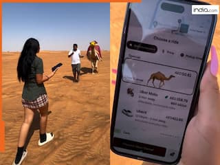 Viral Video: रेगिस्तान में फंसी महिला ने Uber से मंगवाया ऊंट, फिर जो हुआ उसे देख इंटरनेट यूजर भी हैरान