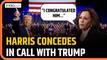‘I Congratulated Him…’ Kamala Harris Concedes In Phone Call With Trump | US Election Results