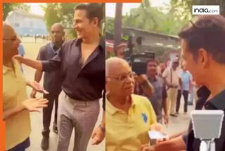 Video: 'आपने जो टॉयलेट बनवाया था वो सड़ गया', वोट डालने पहुंचे अक्षय कुमार से बुजुर्ग करने लगा शिकायत