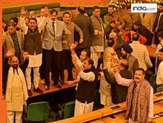 जम्मू-कश्मीर विधानसभा में पारित हुआ आर्टिकल 370 बहाली का प्रस्ताव, सदन में लगे 'जय श्री राम' और 'पाकिस्तान एजेंडा' के नारे