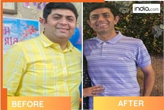Real-life weight loss story: How Ankur Chhabra lost 32 kgs with 5 soaked almonds, sip of herbal tea everyday, and more? Exclusive
