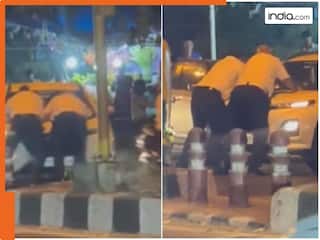 नहीं रुक रही गुंडागर्दी! कार चालक ने ट्रैफिक पुलिस को ही बोनेट पर लटकाया, फिर 20 मीटर...