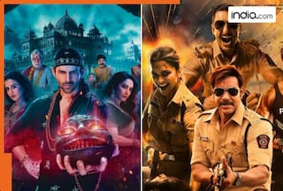 Singham Again vs Bhool Bhulaiyaa 3 box office collection day 2: Ajay Devgn or Kartik Aryan, whose film has earned more and by how much?