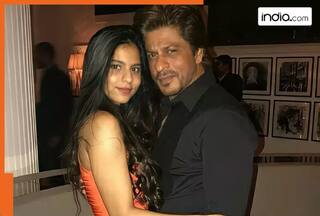 'Suhana ka side lunga   ', Shah Rukh Khan prefers daughter over Abram and Aryan in case of   , watch viral video
