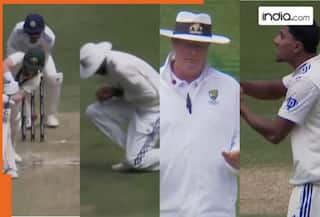 WATCH: Tanush Kotian left distraught as umpire turns down India A's appeal against Australia A's Marcus Harris