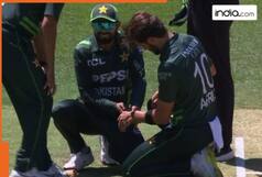 Watch: Babar Azam's doctor act leaves everyone stunned as Shaheen Afridi cries in pain after thumb injury at Perth ODI vs Australia