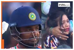 Sanju Samson के छक्के से महिला दर्शक हुईं जख्मी, गाल पर जाकर लगी बॉल- VIDEO