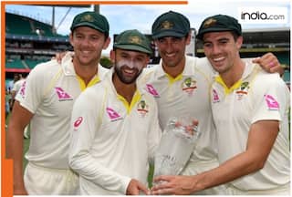 Mitchel Starc, Pat Cummins, and Nathan Lyon combine to achieved THIS feat, became  first  to  do....