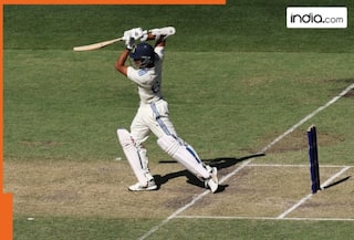 WATCH: Yashasvi Jaiswal's rocket launcher six, the ball goes 100 meters away, leaves Nathan Lyon sweating!
