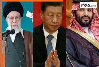 Amid tensions between the US and Russia over Ukraine, China brings two arch rival Middle East countries to same dais