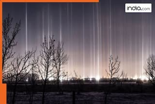 Aliens attacking or mysterious light pillars falling from the sky surprising citizens?; the light pillars are..
