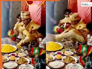 Bride Groom Video: दावत के लिए बैठते ही उड़ गई दूल्हे की खिल्ली, जो हुआ सोच-सोचकर हंसेंगे | देखें वीडियो