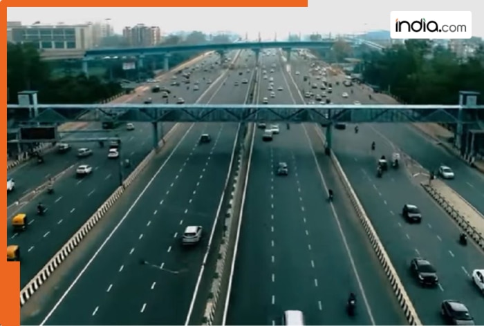 This is India   s widest expressway, 14 vehicles can run on it at a time, top speed is...
