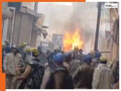 UP के संभल में शाही मस्जिद के सर्वे पर मचा बवाल, पुलिस की टीम पर भीड़ ने किया पथराव
