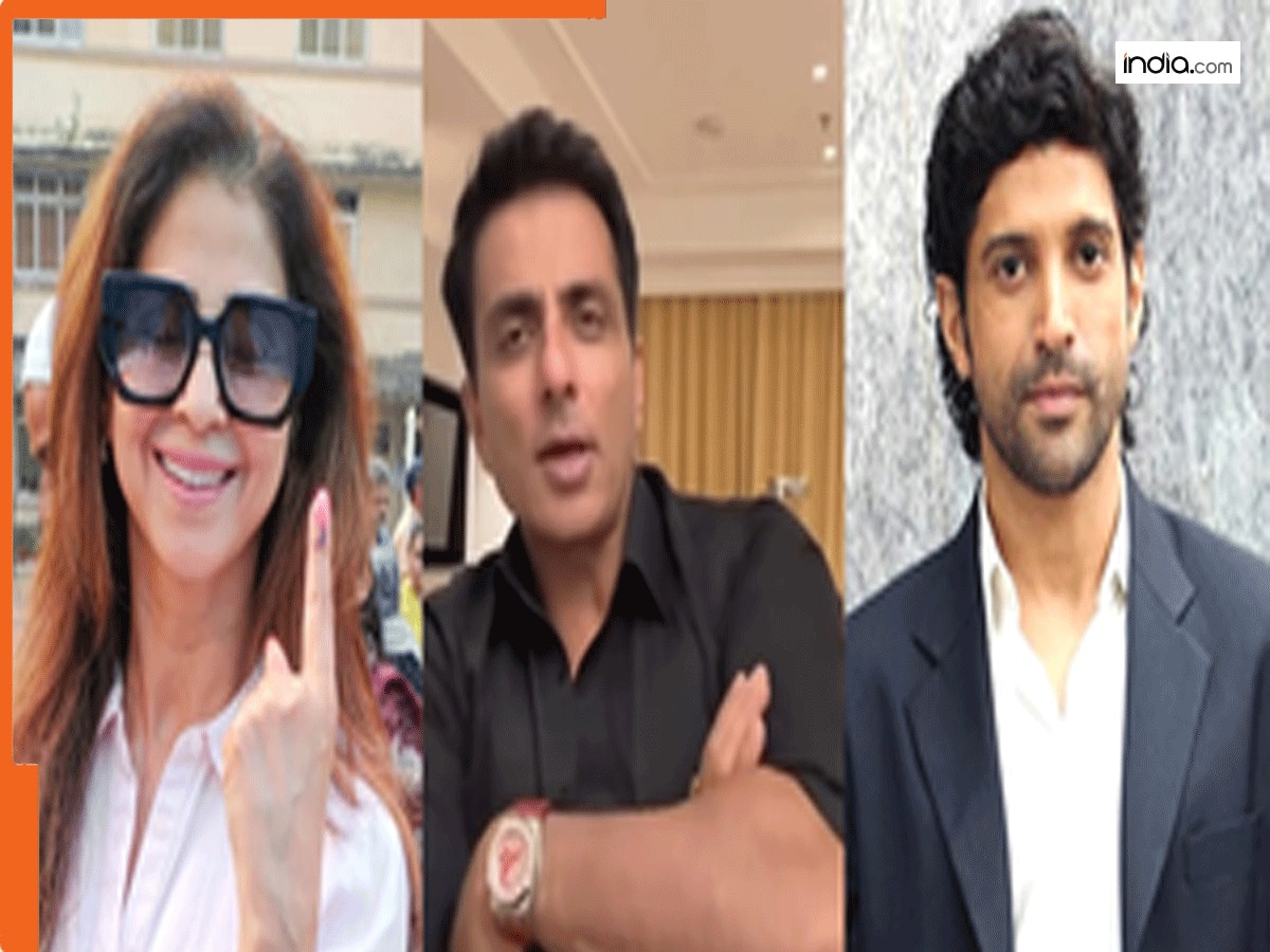 उर्मिला मातोंडकर, सोनू सूद और फरहान अख्तर ने किया मतदान , बोले - अपने बच्चों और समाज के लिए वोट करो