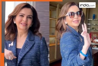 Nita Ambani viral video: Mumbai Indians owner seen wearing 18-carat white gold Rolex watch at IPL auction, it is worth Rs...