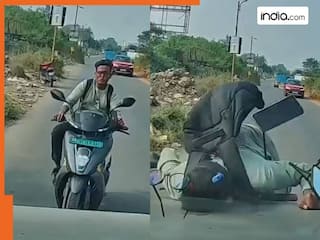 Video : SUV में डैशकैम ना होता तो कोई नहीं करता यकीन, स्कूटी चलाते हुए फोन देख रहा था लड़का; तभी हो गई भयानक टक्कर