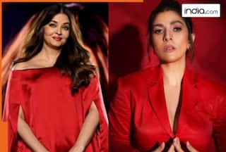 'Can't beat Aishwarya Rai...' Amid link up rumours with Abhishek Bachchan, Nimrat Kaur goes bold in red hot dress, gets brutally trolled, watch viral video