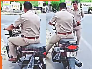 Viral Video: पुलिस ने काट दिया पुलिसवाले का ही चालान, जो हुआ आंखें फटी रह जाएंगी | देखें वीडियो