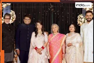 Abhishek Bachchan, Amitabh Bachchan and Jaya attend a wedding without Aishwarya Rai, netizens speculate...