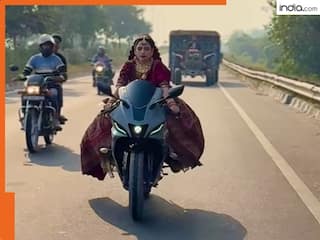 Viral Video: शादी का जोड़ा पहन नई दुल्हन ने चलाई स्पोर्ट्स बाइक, देखने वाले दंग रह गए