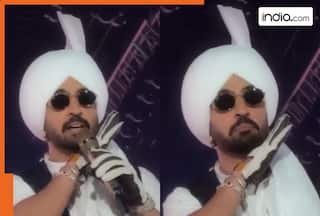 Diljit Dosanjh catches Allu Arjun's Pushpa 2 fever, gives befitting 'jhukega nahin saala' reply to... - Watch Viral Video