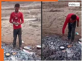Viral Video: वाह बेटे मौज कर दी! लड़के ने जलती चिता पर सेंक डाली रोटियां, वीडियो ने लोगों के रोंगटे खड़े किए