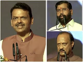 महाराष्ट्र में फिर लौटा 'समंदर', देवेंद्र फडणवीस ने तीसरी बार ली मुख्यमंत्री पद की शपथ; एकनाथ शिंदे-अजित पवार बने डिप्टी CM