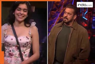 Bigg Boss 18: Isha Singh blushes after Salman Khan teases her, netizens speculate Isha is in love with   , watch viral video