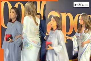 Neetu Kapoor ignores daughter-in-law Alia Bhatt in public after Ranbir asks Alia to hold her hand, 'Inki saas bhi   ', say netizens, watch viral video