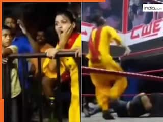 Ladki Ka Video: लड़की को झापड़ मारना महिला रेसलर को पड़ गया भारी, रिंग में जाकर धो डाला | देखिए वीडियो