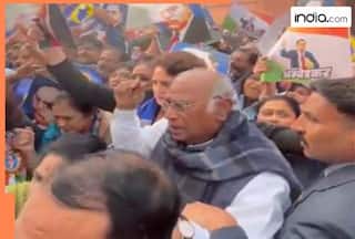 Kharge writes to Om Birla alleging physical assault by BJP MPs during protest in Parliament