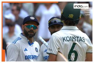 WATCH: Virat Kohli gives shoulder tackle to debutant Sam Konstas, Umpires intervene to manage the fiery situation