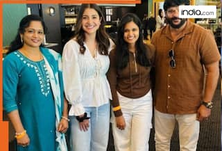 India vs Australia 2024-25: Anushka Sharma poses with Nitish Kumar Reddy's family at MCG, Photo breaks  the  Internet