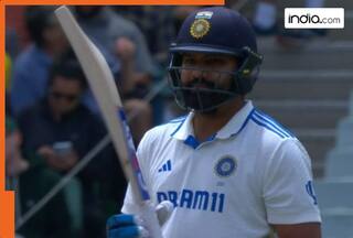Rohit Sharma FLOPS on his return as Test opener, average drops to 11 in   , WATCH Indian skipper   s dismissal