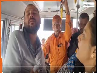 महिला ने नशेड़ी को जड़े तड़ातड़ 25 थप्पड़, चलती बस में हुए इस तमाशे की क्या थी वजह? Video देख खुद जान जाएंगे