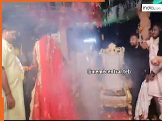 Bride Groom Video: दूल्हा-दुल्हन के फेरों के बीच भड़क गए पंडितजी, फिर जो दिखा यकीन नहीं कर पाएंगे | देखें वीडियो