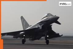 Turkey eyes to purchase Eurofighter typhoons as it landed at M  rted Air Base in Ankara for